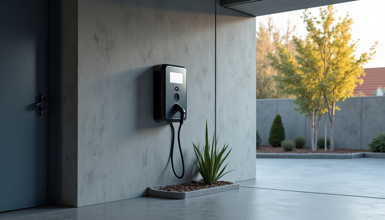 Borne électrique installée dans un garage privé à Montfrin