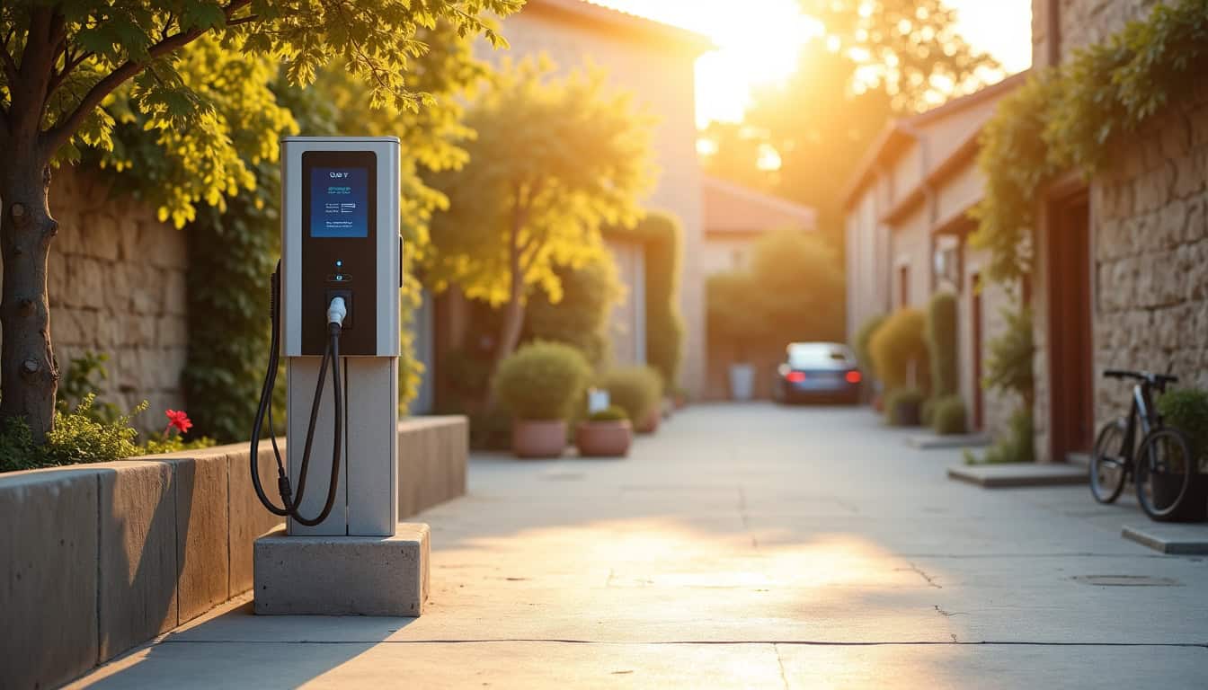 Bornes de recharge publiques à Saint-Pantaléon-de-Larche, Rue des Levades