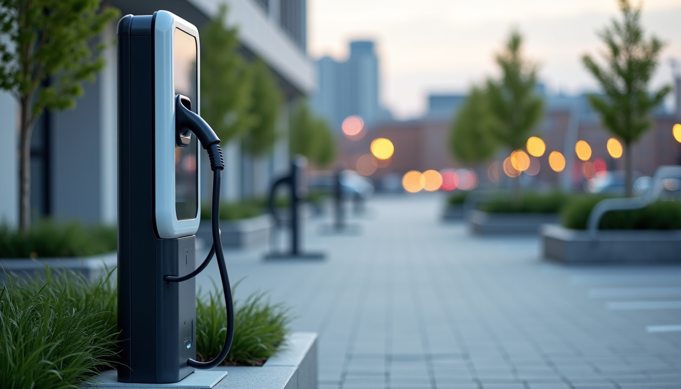 Bornes de recharge publiques situées à l