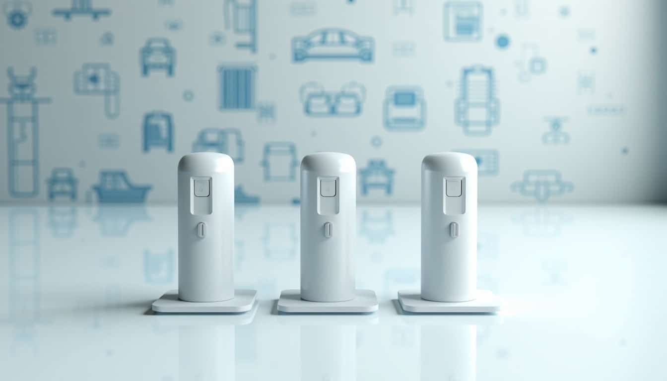Comparaison de différentes bornes de recharge Schneider, Legrand et Hager