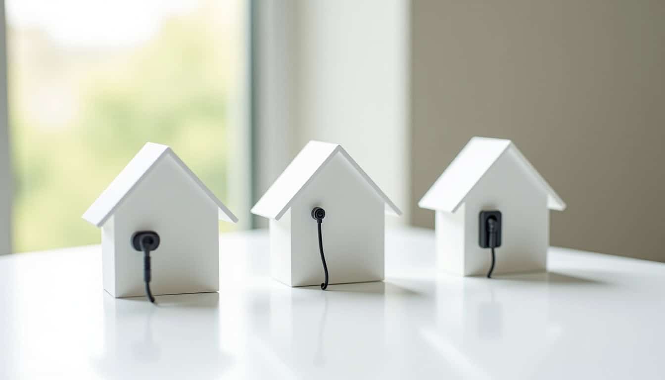 Comparaison de différentes bornes électriques pour maison individuelle à Aix-en-Pévèle