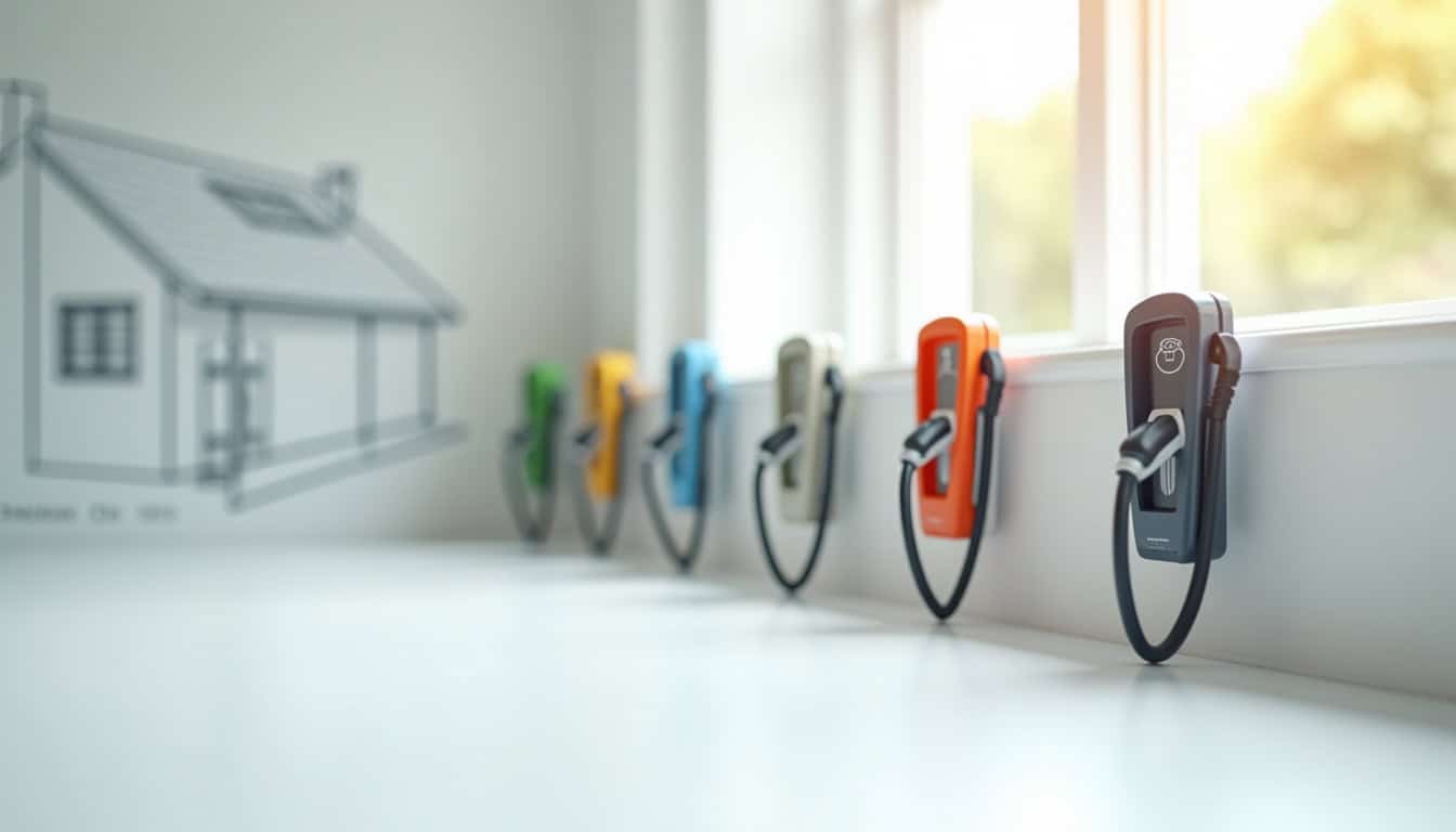 Comparaison de différentes marques de bornes de recharge murales