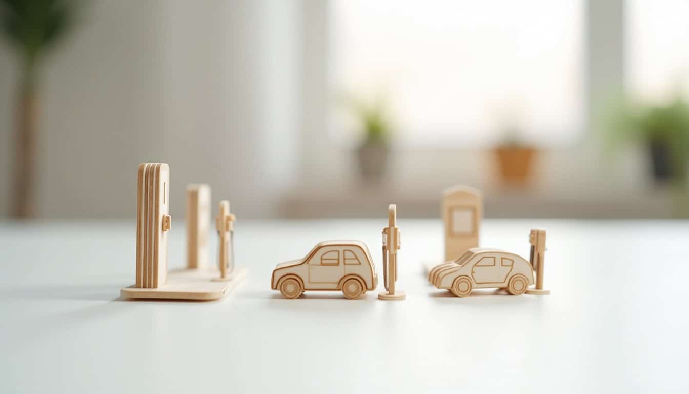 Comparaison de différents modèles de bornes de recharge électrique installés à Andance