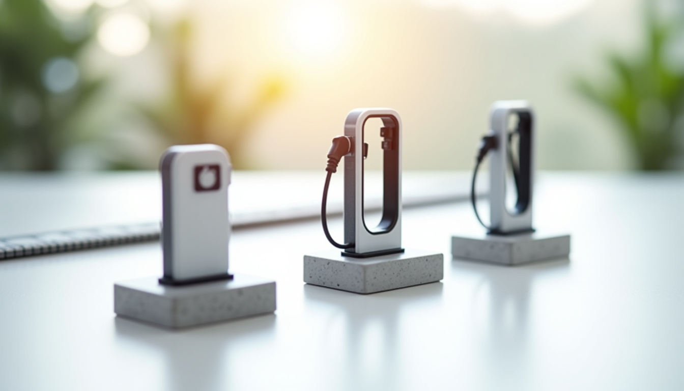 Comparaison des différents modèles de bornes électriques installées à Jonchery-sur-Vesle