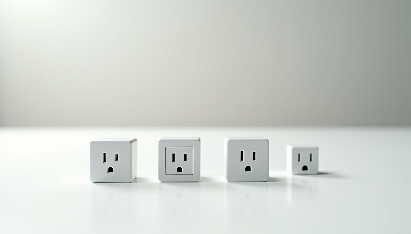 Comparaison des différents types de bornes de recharge: prise simple, prise renforcée, wallbox monophasée et triphasée