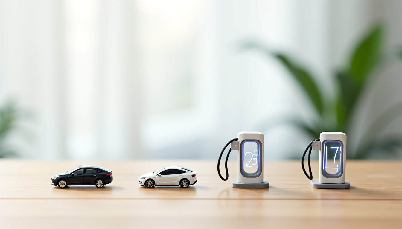 Comparaison des puissances disponibles pour une borne de recharge électrique à La Haie-Fouassière