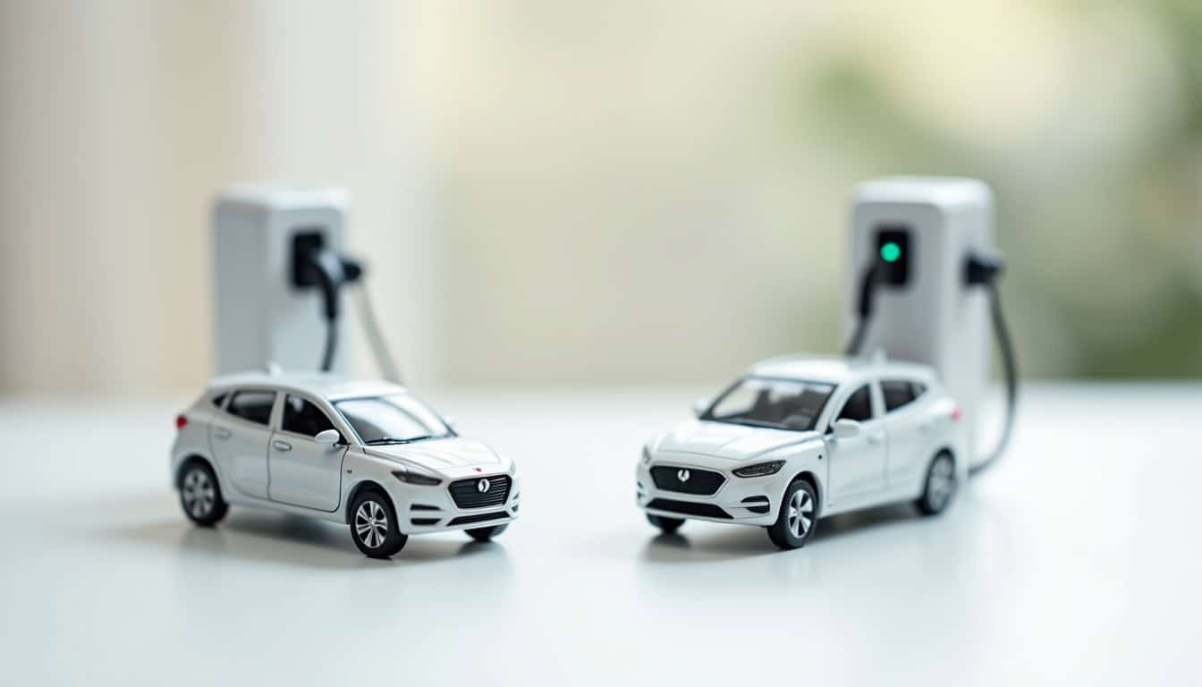 Comparaison entre une borne de recharge et une prise domestique pour voiture électrique