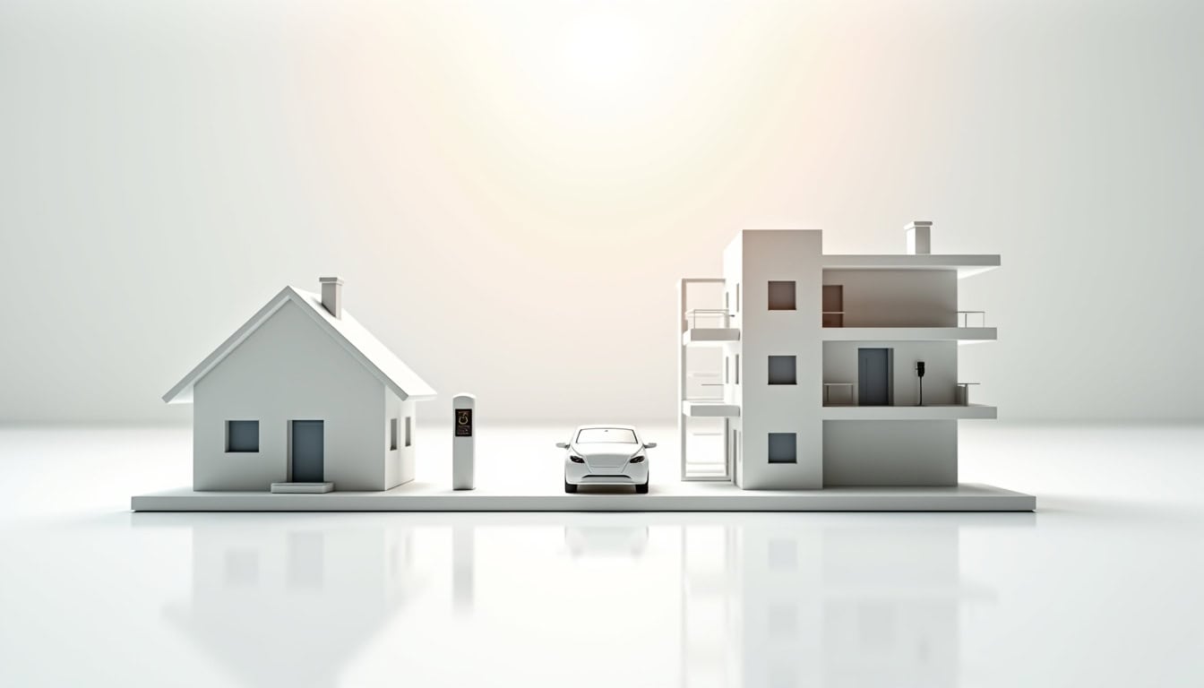 Comparaison entre une installation en domicile individuel et en copropriété à Plémy