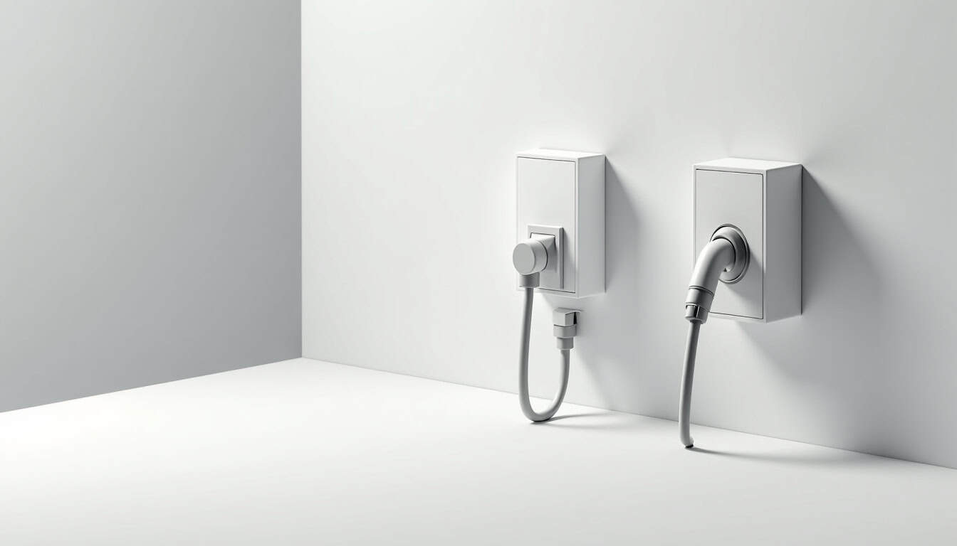 Comparaison entre une prise renforcée et une borne murale (wallbox) pour la recharge d