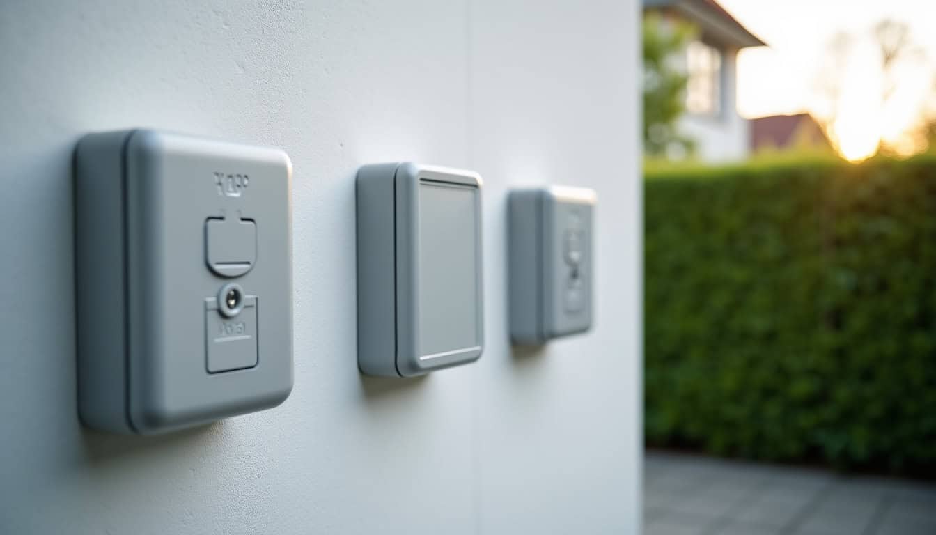 Comparaison visuelle de différentes wallbox installées à Bischheim: Hager, Legrand, Wallbox
