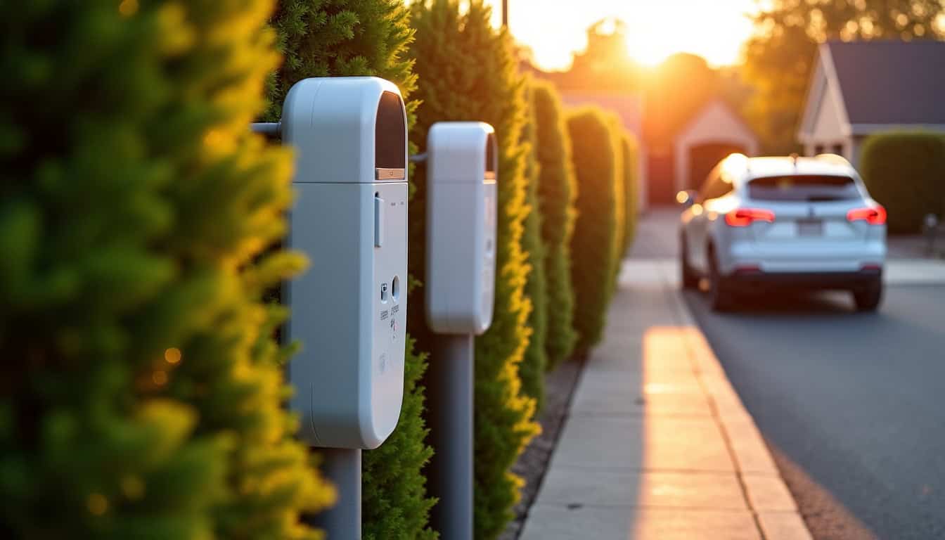 Comparaison visuelle des différents types de bornes de recharge installées à Castets et Castillon