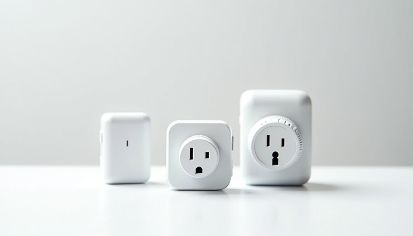 Comparaison visuelle des différents types de bornes de recharge: Wallbox, prise renforcée, borne triphasée