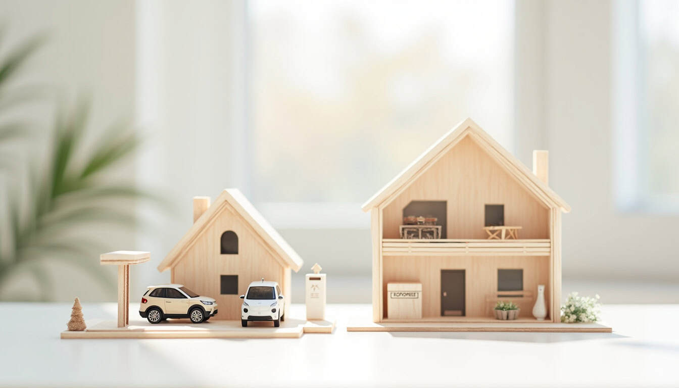 Comparaison visuelle entre installation en maison individuelle et en copropriété à Saint-Denis-de-Cabanne