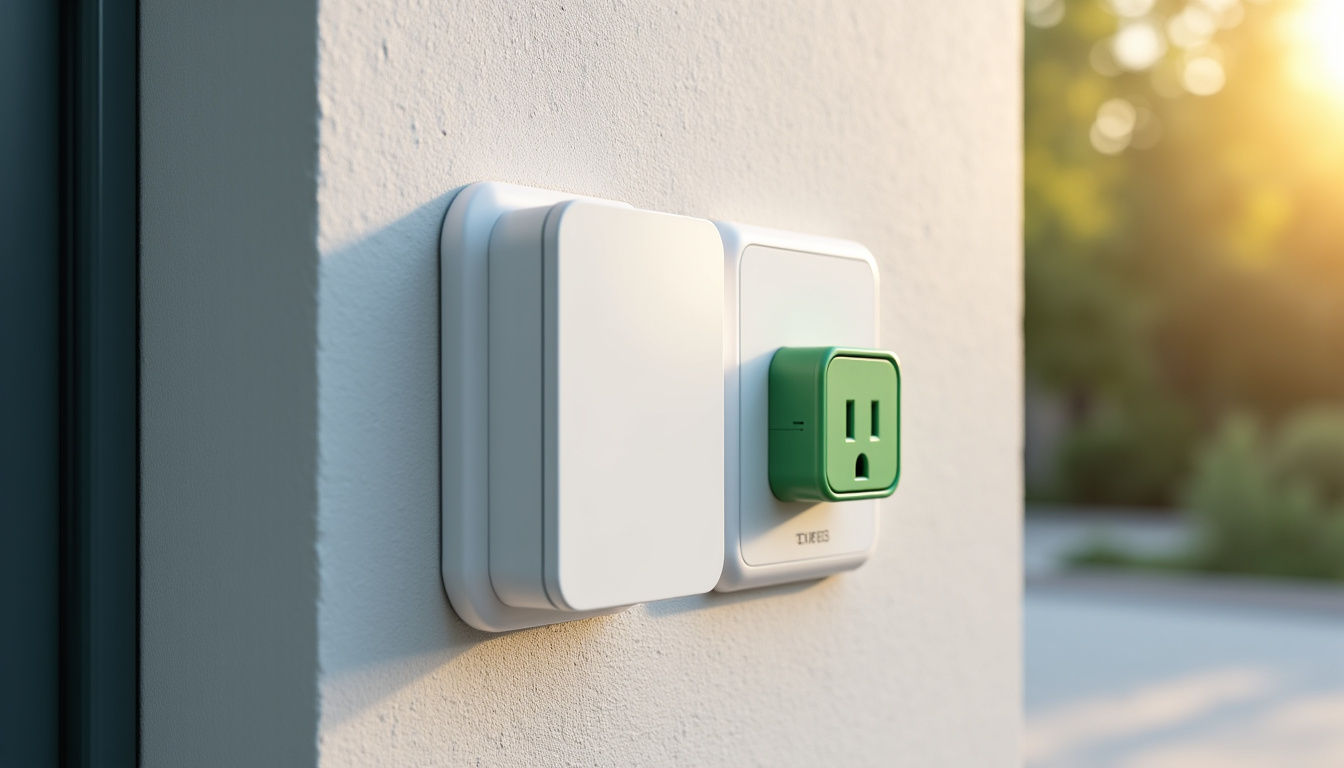 Comparaison visuelle entre une wallbox murale et une prise renforcée type Green