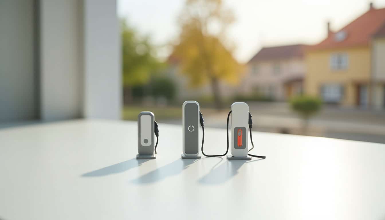 Comparatif des différents types de bornes de recharge électrique installées à Venette