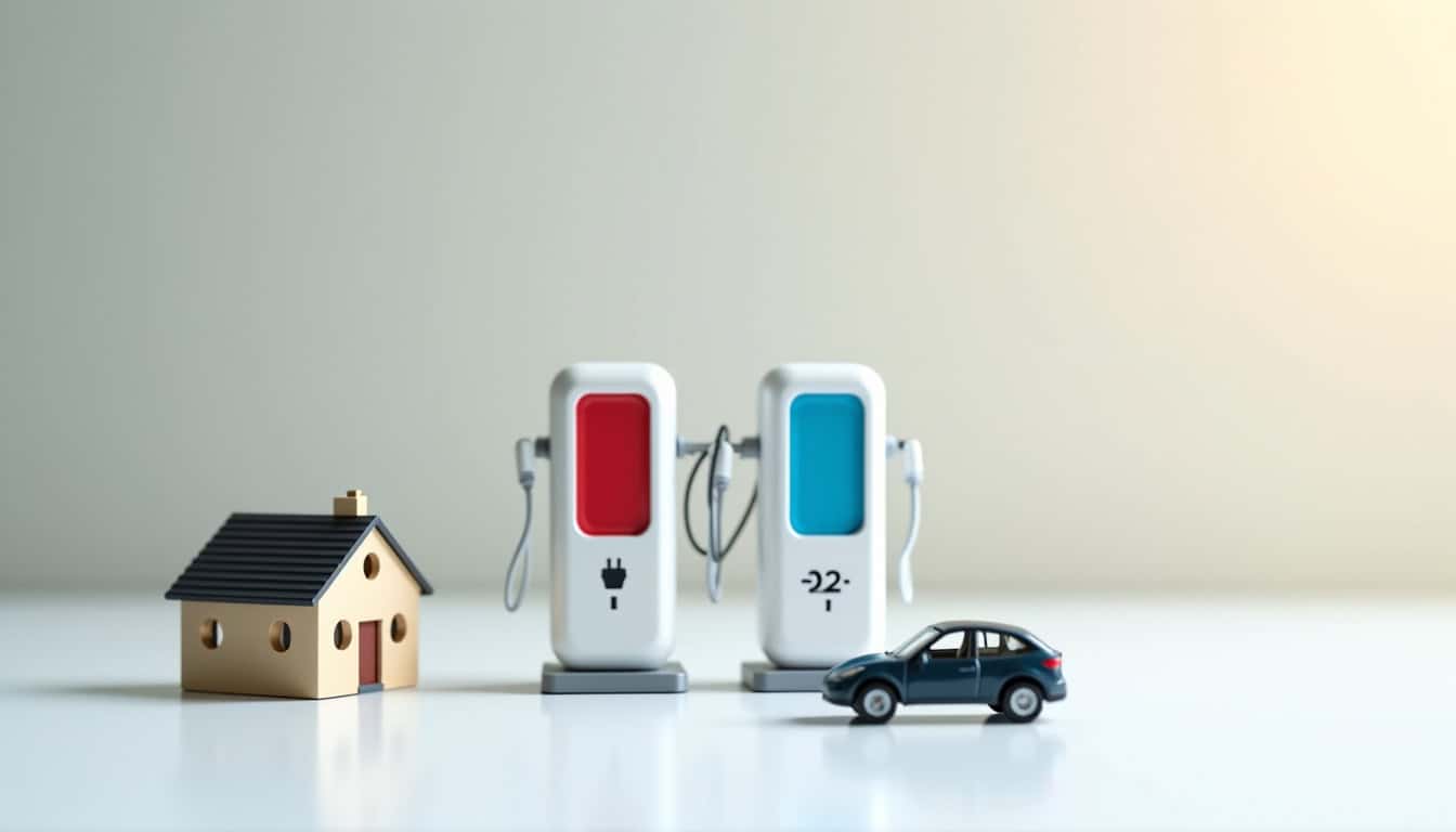 Comparatif des différents types de bornes électriques pour véhicule électrique à Prinquiau
