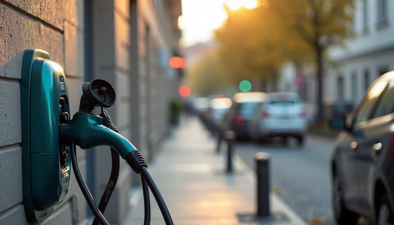 Comparatif visuel des différents types de bornes de recharge pour véhicules électriques