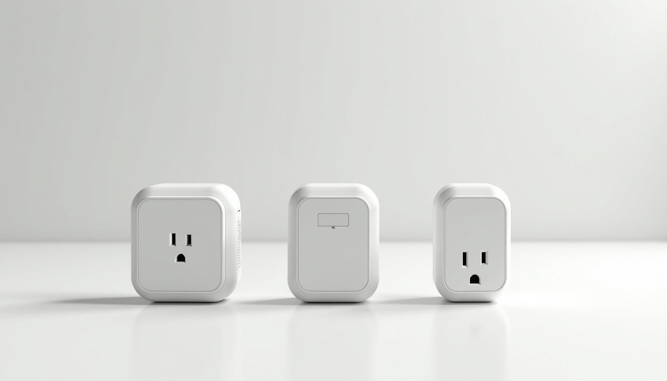 Comparatif visuel des différents types de bornes de recharge: prise renforcée, wallbox monophasée, wallbox triphasée