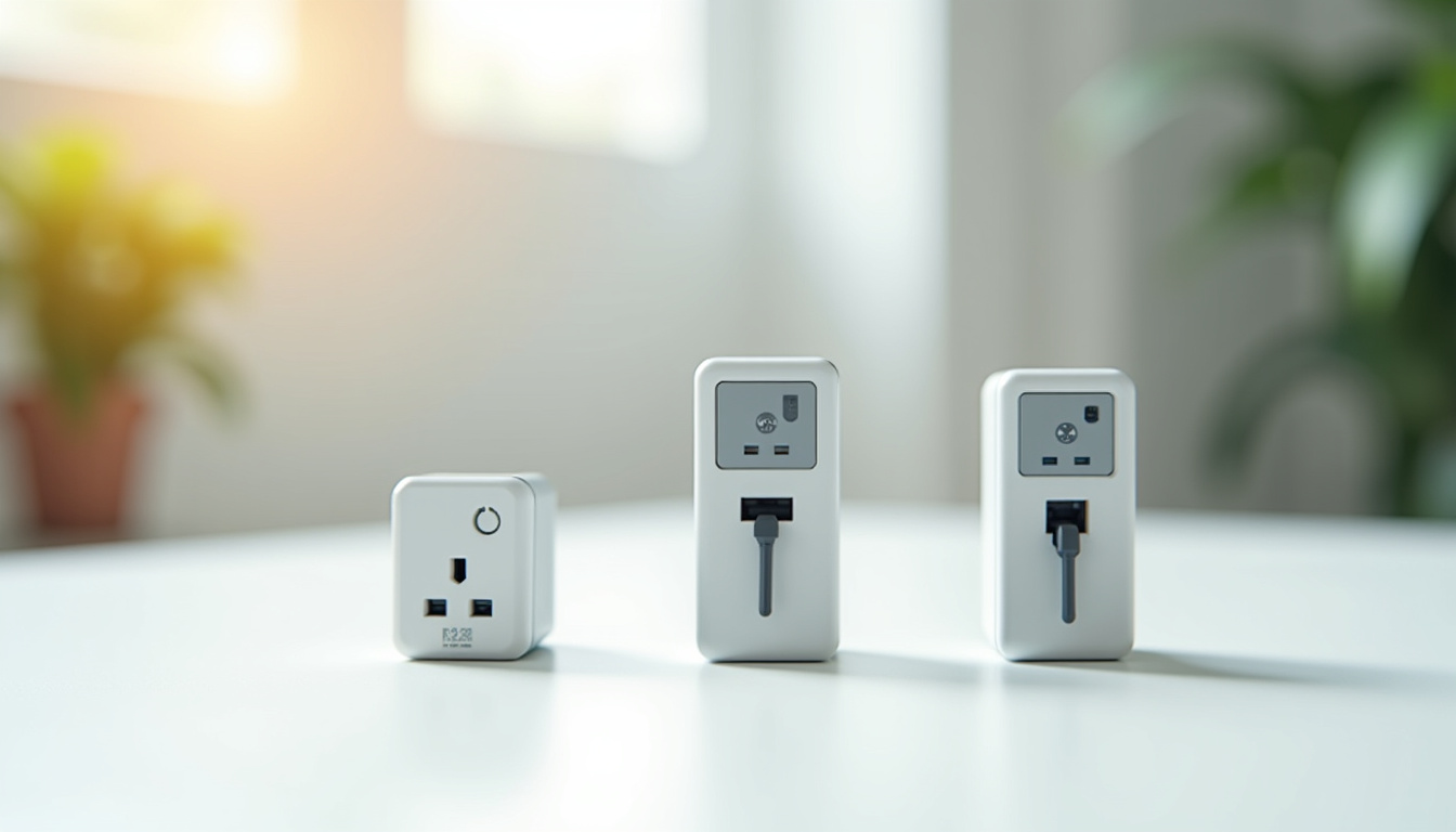 Comparatif visuel des différents types de bornes électriques disponibles à Ormes: prise renforcée, wallbox 7,4 kW et borne triphasée 11 kW