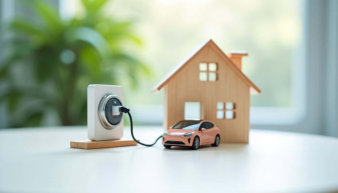 Compteur électrique adapté à une borne de recharge 7,4 kW