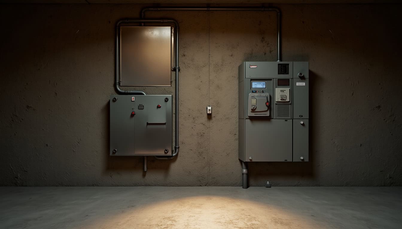 Compteur électrique et tableau électrique lors d