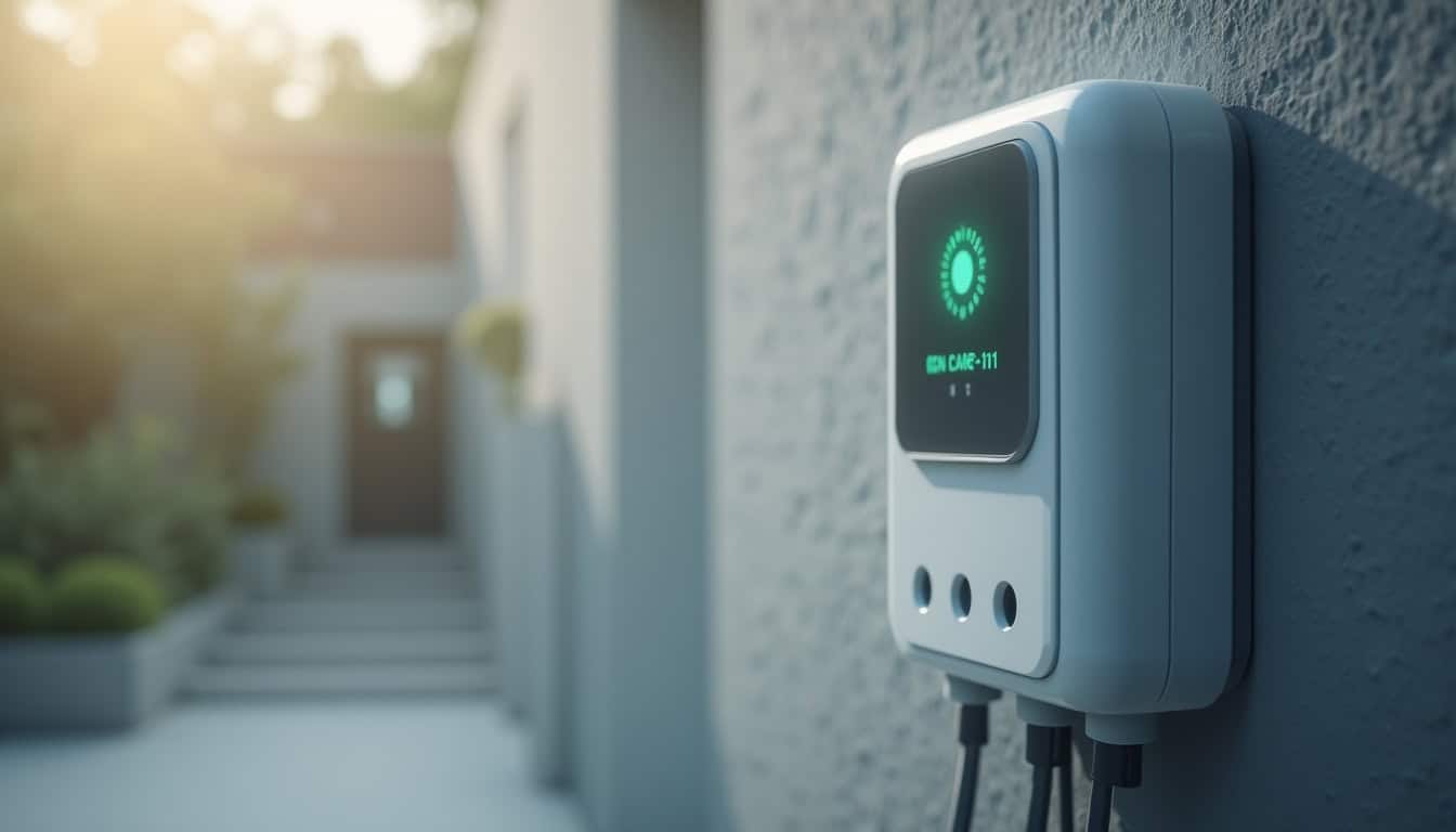 Différents modèles de bornes de recharge murales et prises renforcées