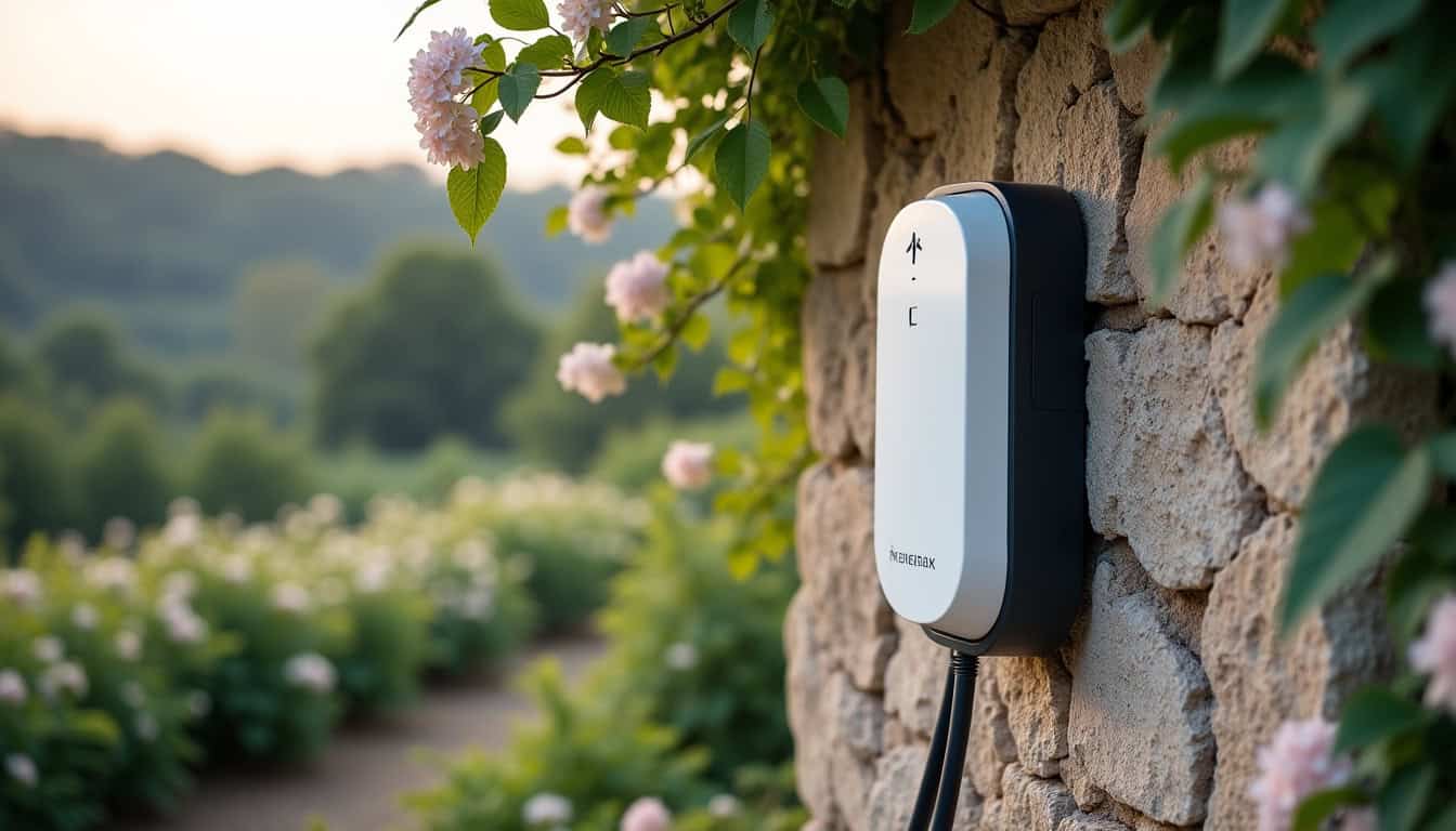 Différents modèles de bornes de recharge pour véhicules électriques installées à Charbuy
