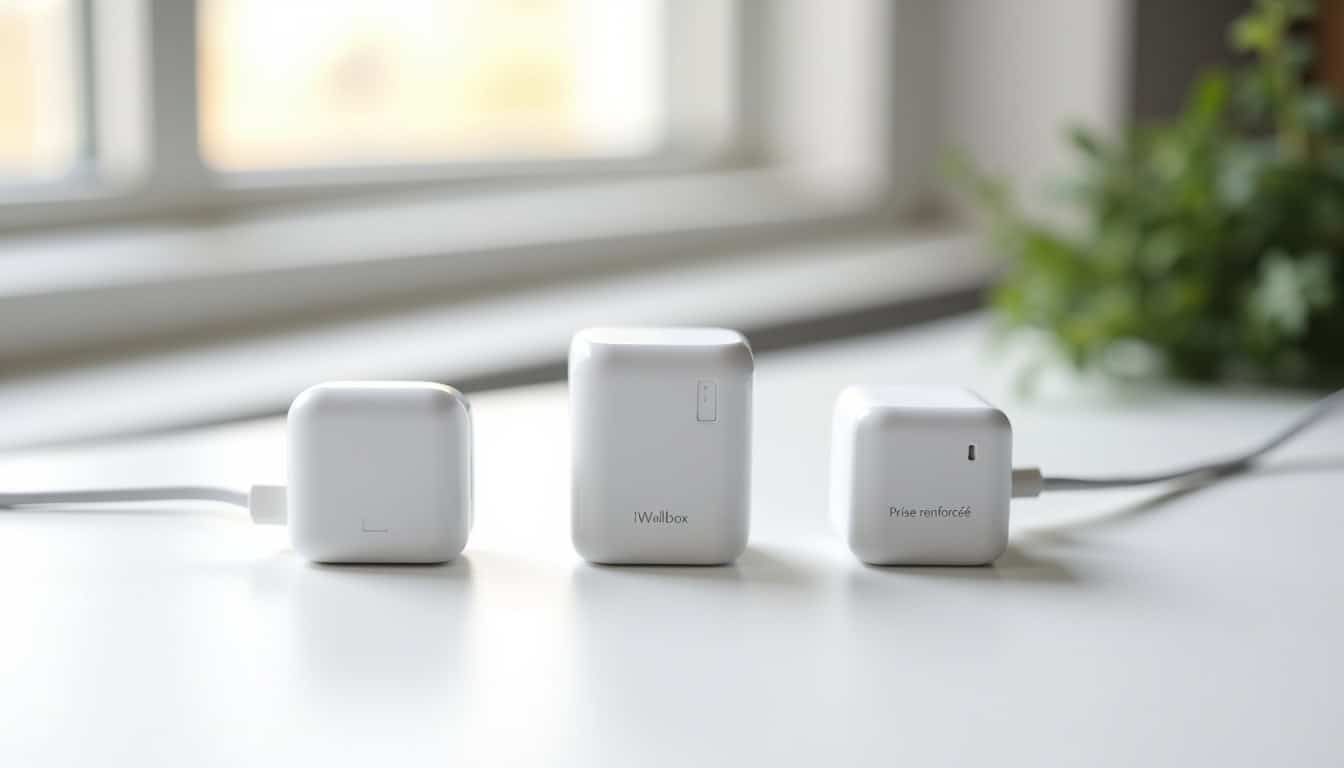 Différents types de bornes de recharge électrique installées à Bouxières-aux-Chênes: wallbox, prise renforcée, borne triphasée