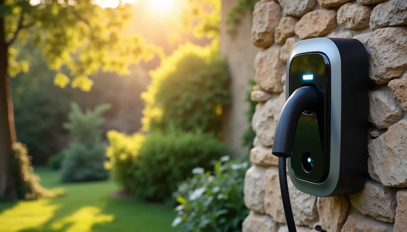Différents types de bornes de recharge électrique installées à Mareuil en Périgord
