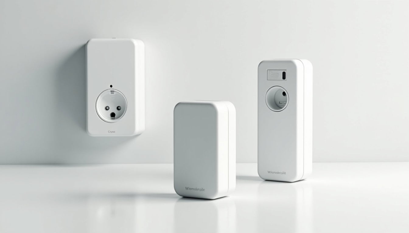 Différents types de bornes de recharge électrique installées à Pluneret: prise renforcée, wallbox murale et borne triphasée