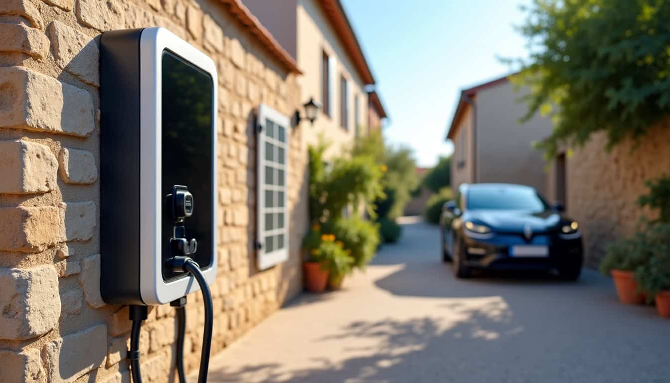 Différents types de bornes de recharge électrique pour véhicule électrique à Vernègues