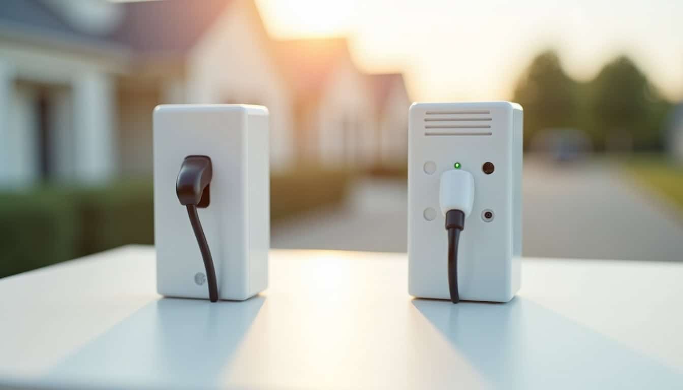 Différents types de bornes de recharge installées à l