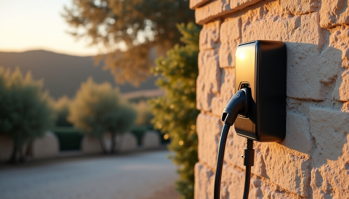 Différents types de bornes électriques installées à Sault