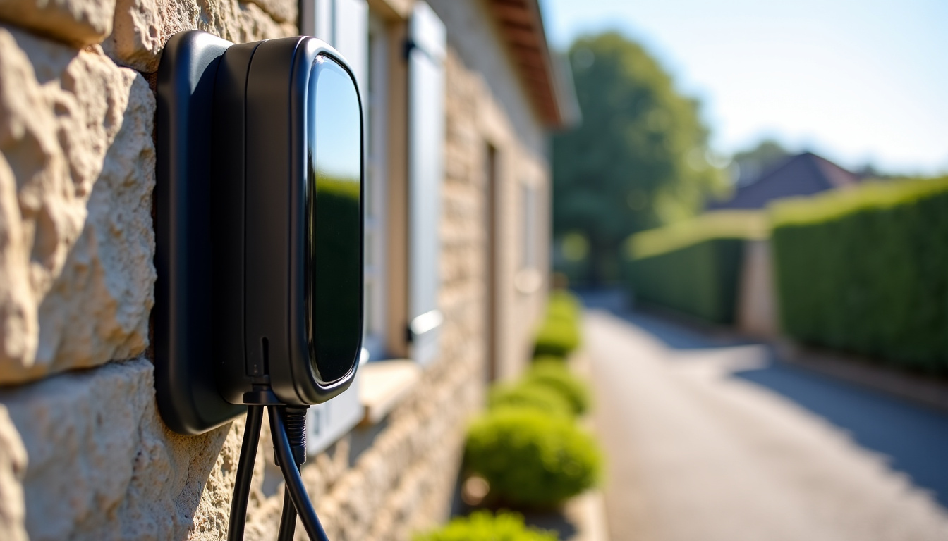 Exemple de borne murale installée dans une commune voisine de Mayet, Saint-Biez-en-Belin (72380)