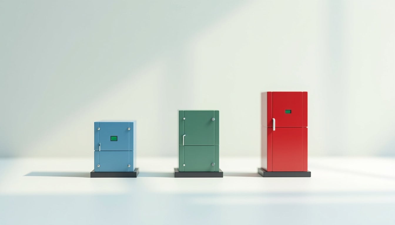 Illustration des différents types de bornes électriques selon leur puissance