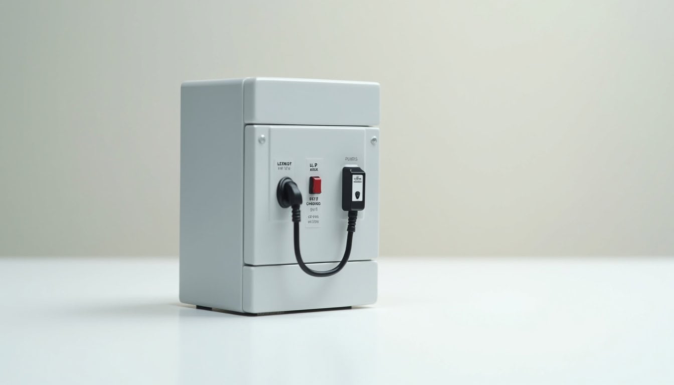 Tableau électrique avec disjoncteur dédié pour la borne de recharge