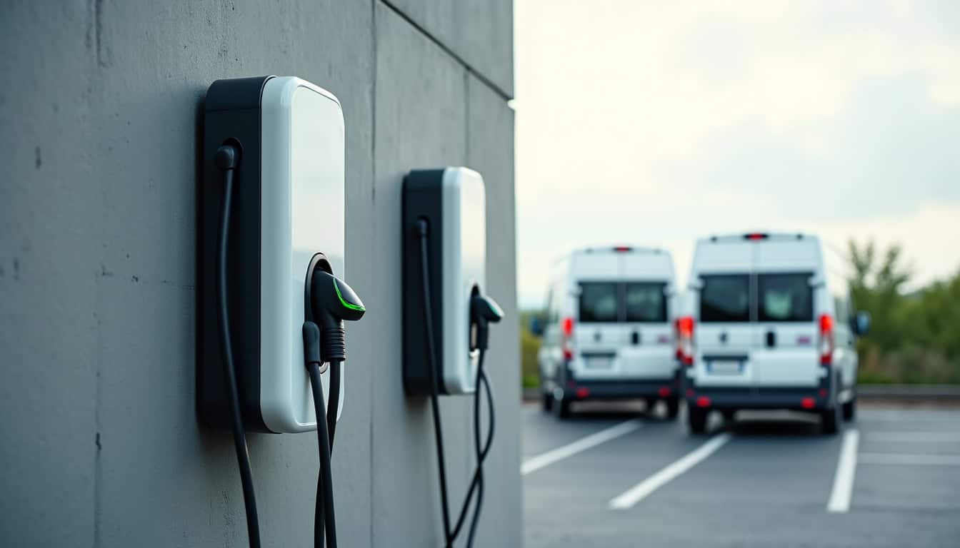 Installation de bornes de recharge pour flotte électrique dans une entreprise à Castéra-Verduzan