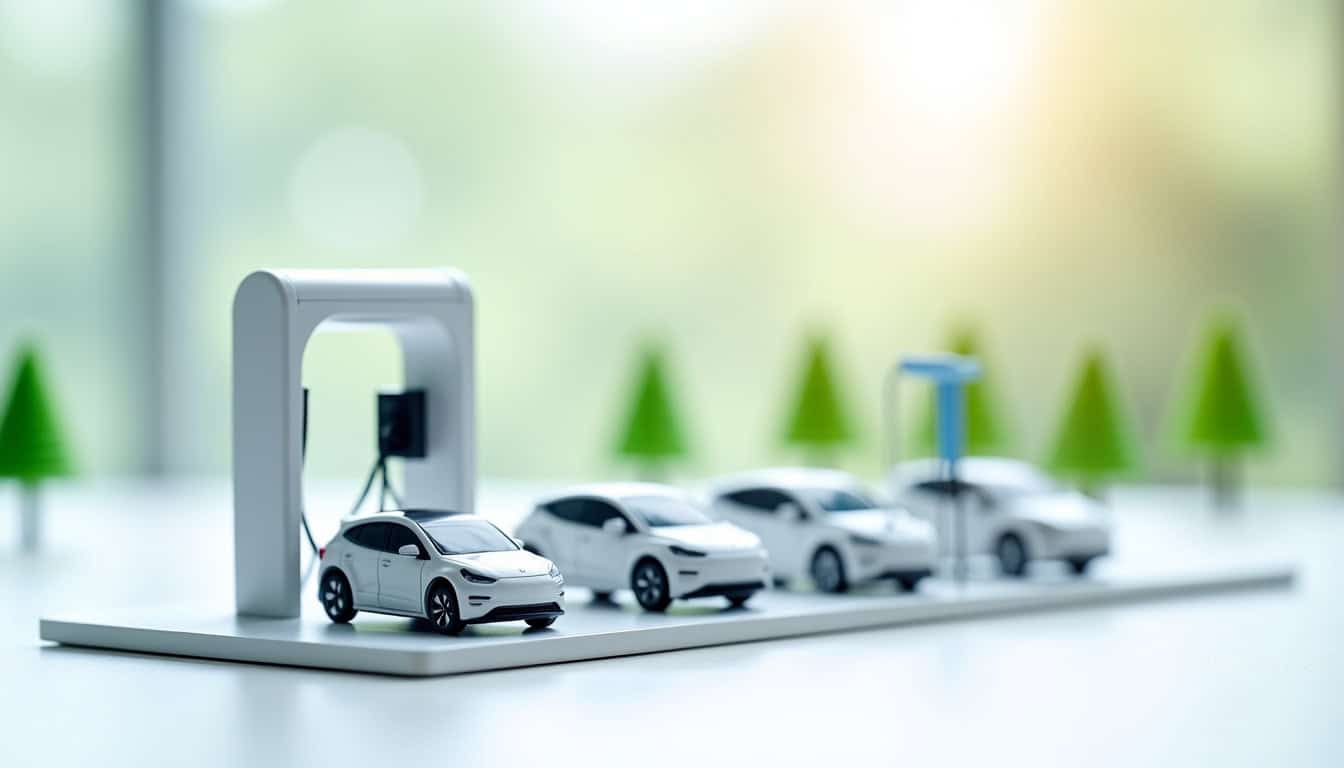 Installation de bornes électriques pour une flotte d