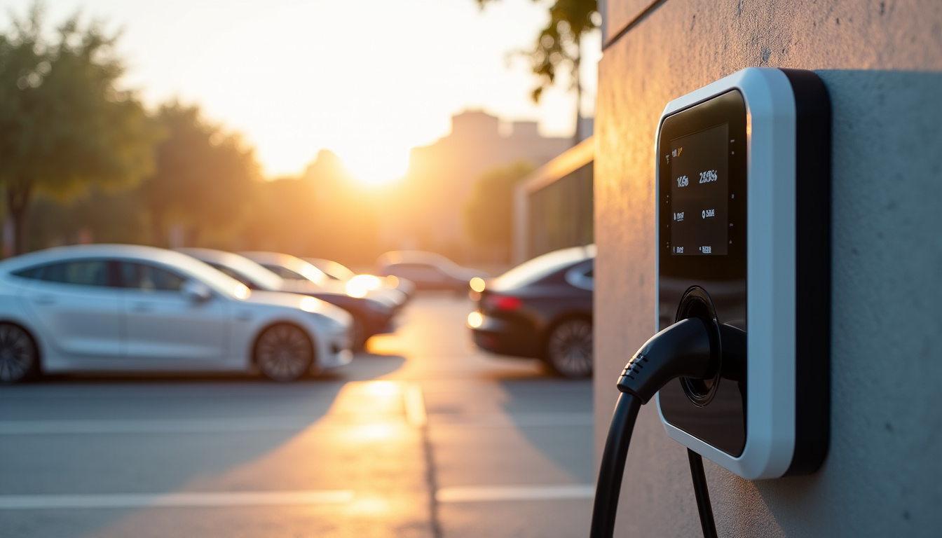 Installation d’une borne de recharge 22 kW pour un parking d’entreprise à Saint-Père-Marc-en-Poulet