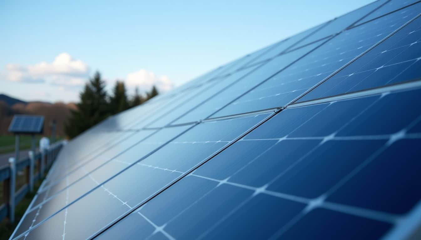 Installation d’une borne de recharge couplée à des panneaux solaires à Bellegarde-en-Forez