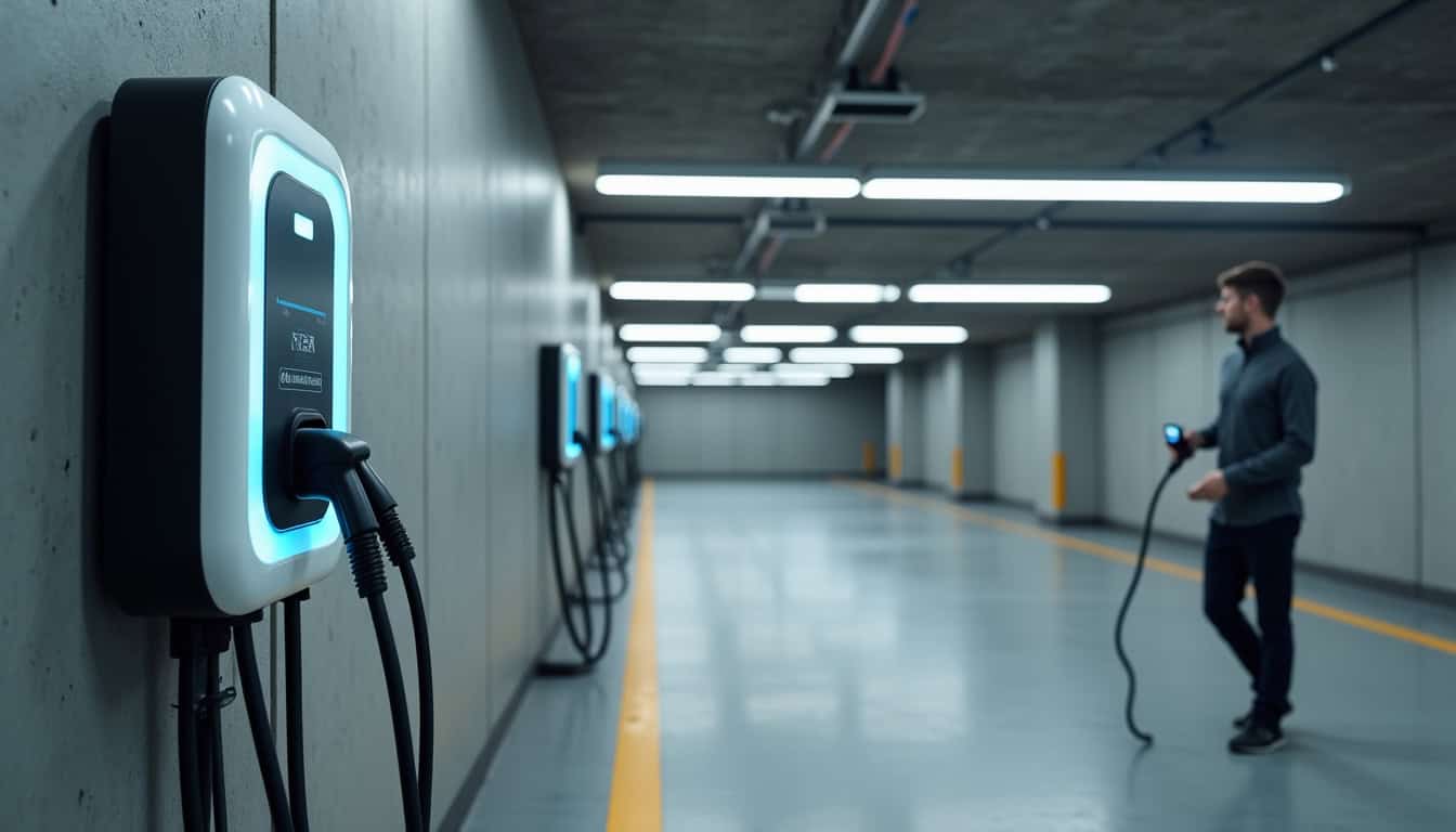 Installation d’une borne de recharge dans un parking de copropriété à Avril