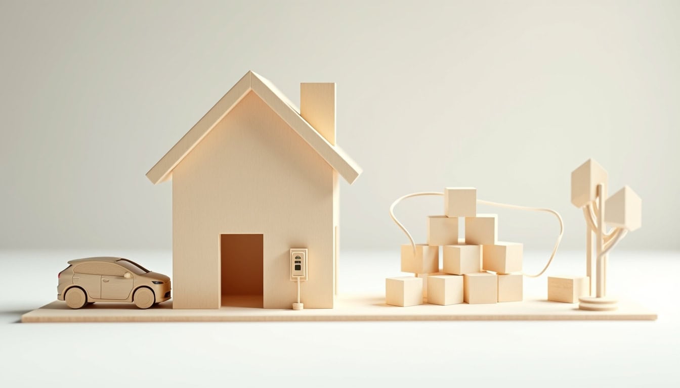 Schéma illustrant le droit à la prise en copropriété avec borne installée sur place privative