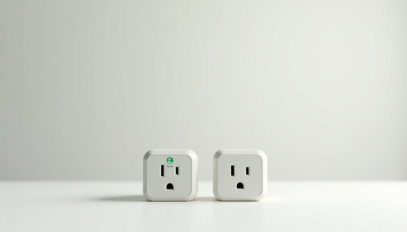 Comparaison entre une prise renforcée Green