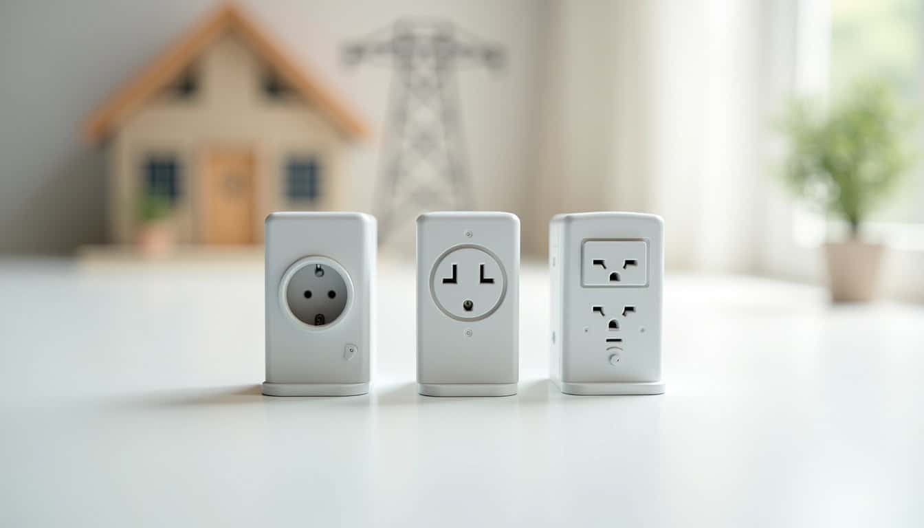 Différents types de bornes de recharge électrique installées à Mensignac: prise renforcée, wallbox monophasée, borne triphasée