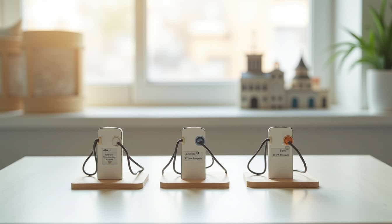 Tableau comparatif des bornes de recharge pour voiture électrique à Monnières