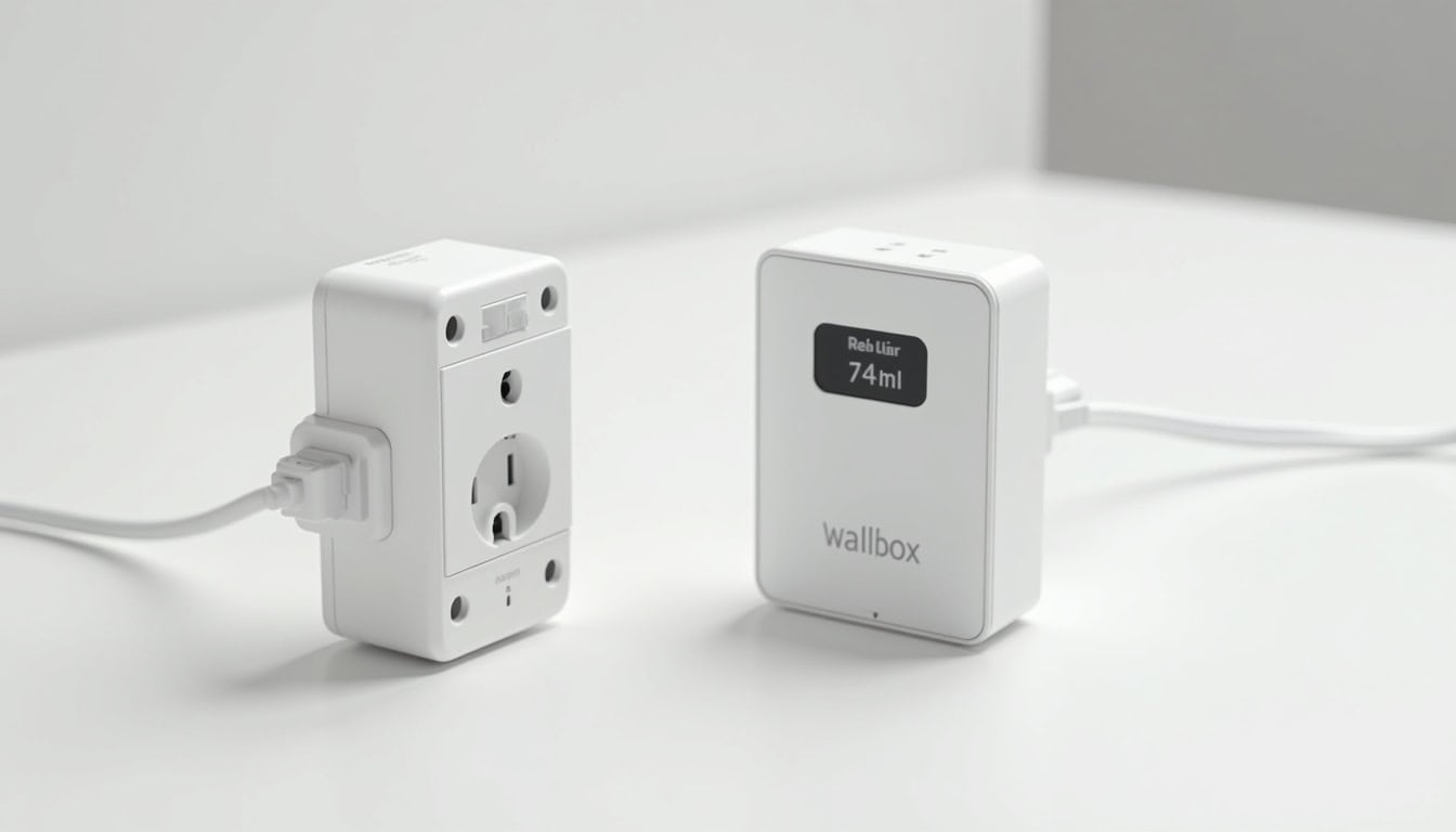 Comparaison entre prise renforcée et wallbox pour installation à Ouistreham