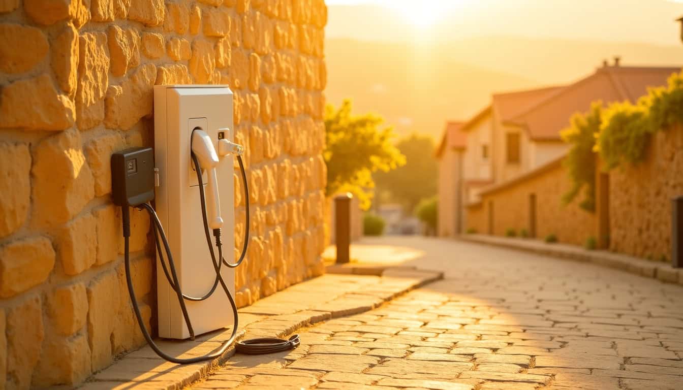 Installation borne électrique à Roquefort-des-Corbières en 2026