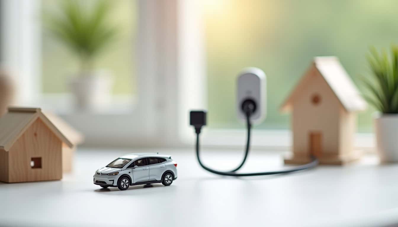 Borne électrique installée à l