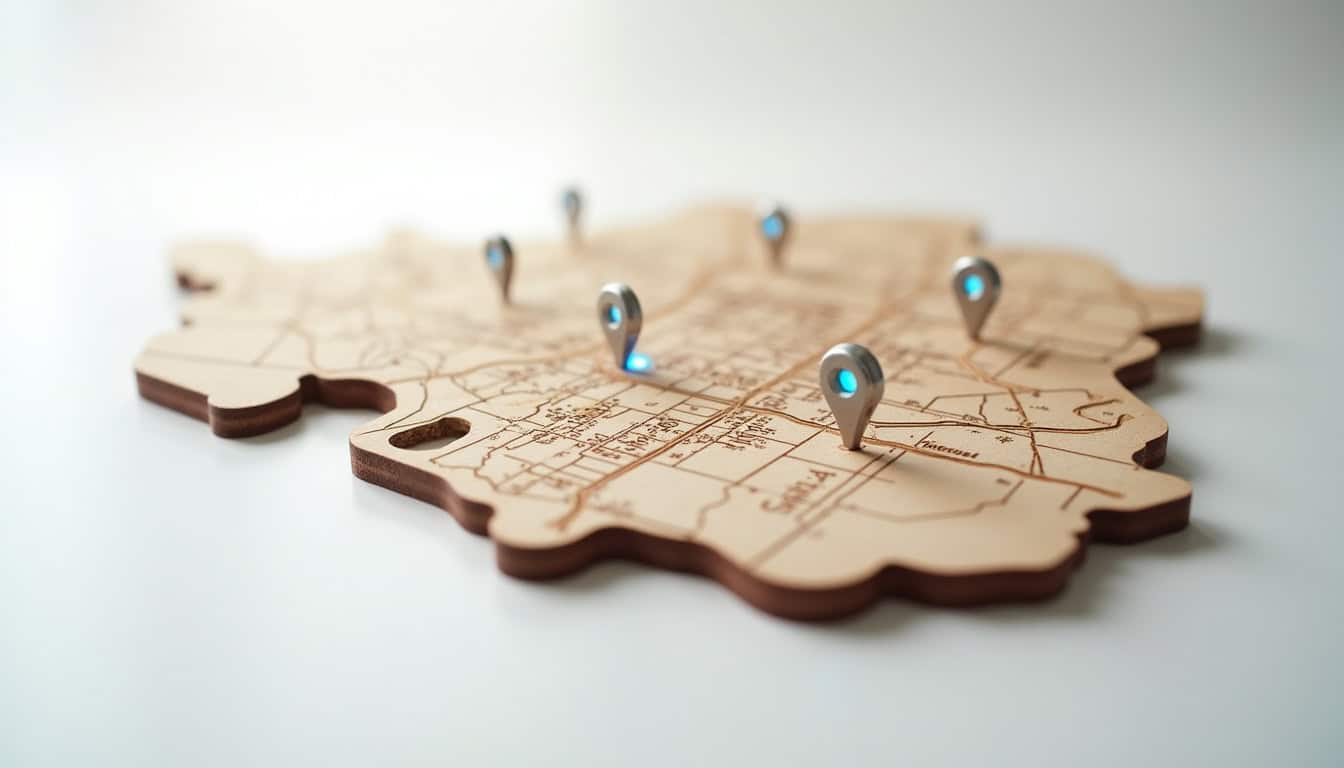 Carte montrant la localisation des bornes de recharge à Saint-Vigor-le-Grand