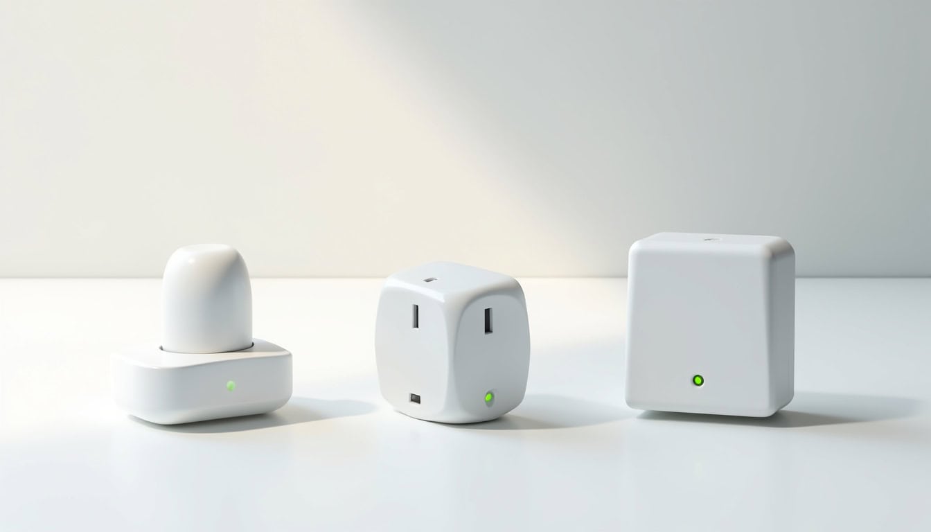 Illustration comparant une prise renforcée, une wallbox et une borne triphasée pour la recharge de véhicules électriques